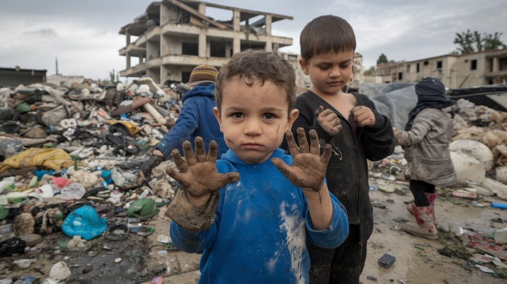 Children in Gaza are at risk of dangerous skin conditions by www.medicalguro.com