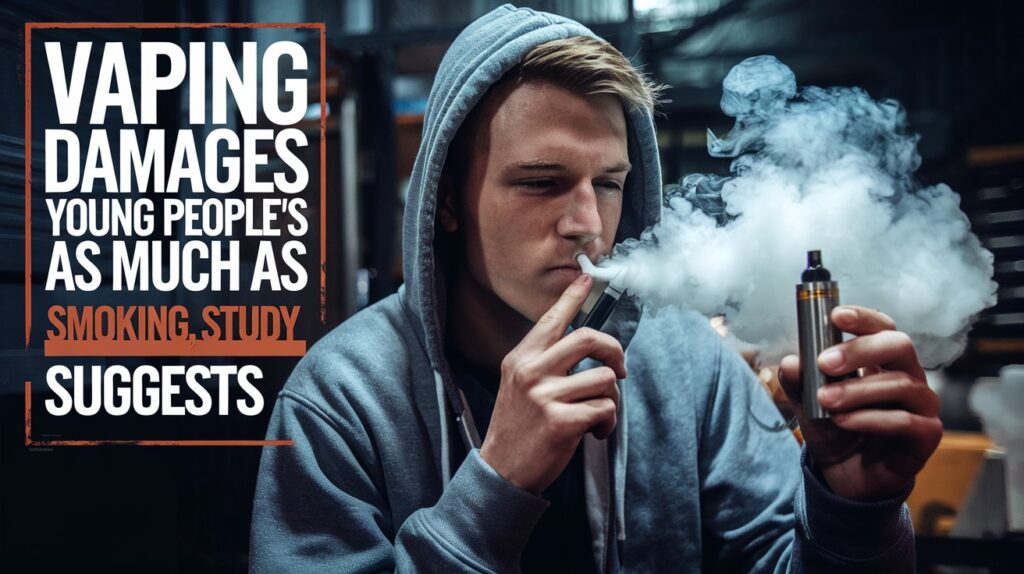 Vaping damages young people's lungs as much as smoking, study suggests by www.medicalguro.com